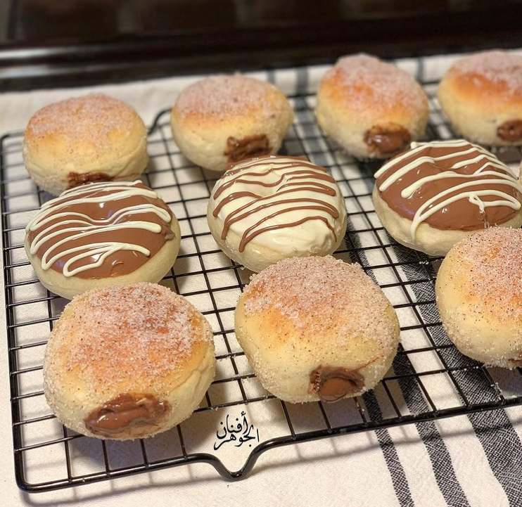 طريقة عمل دونات بدون قلي