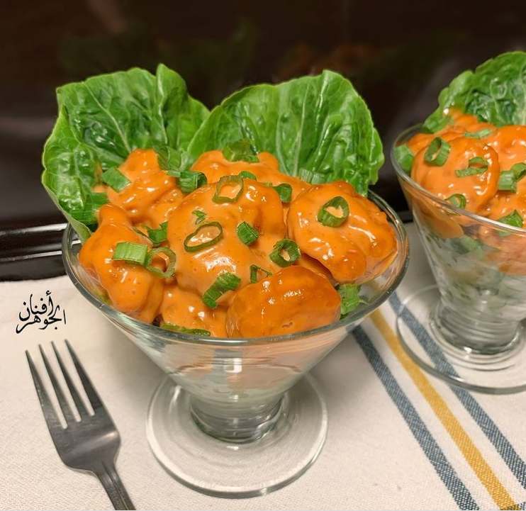 طريقة عمل ديناميت شرمب المقلي بالصوص