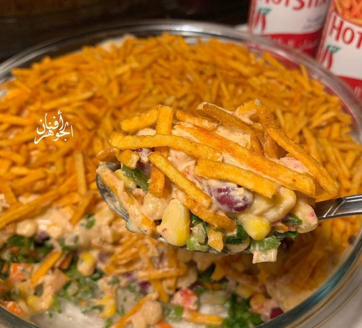 طريقة عمل سلطة الفاصوليا نار وشرار