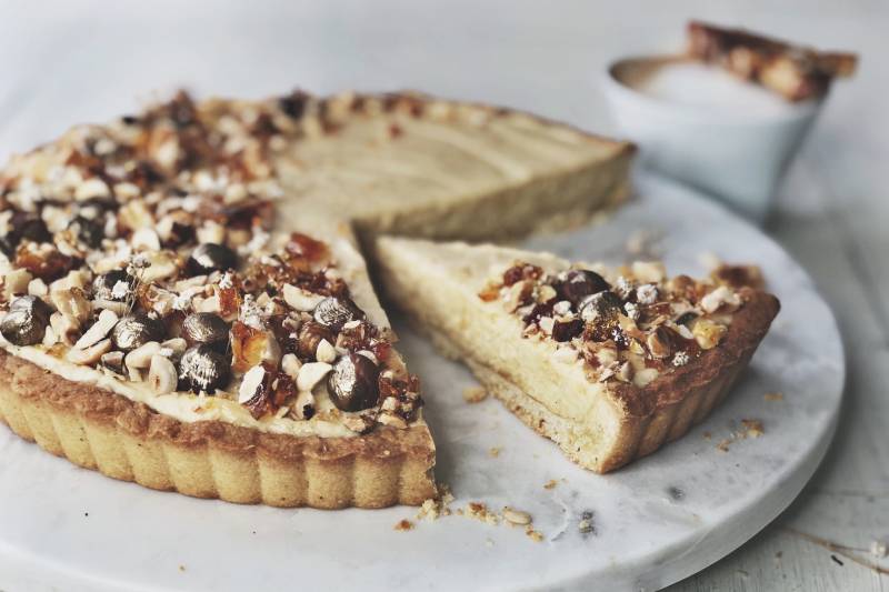 تارت البسكوت من انستقرام