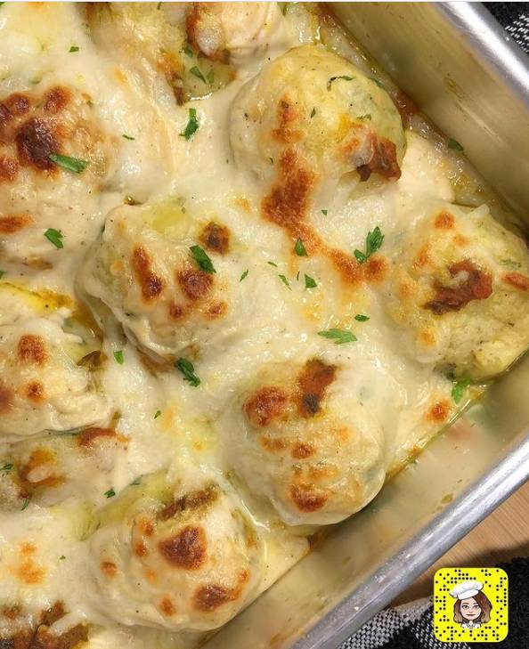 طريقة عمل كرات البطاطس بالدجاج والبشاميل