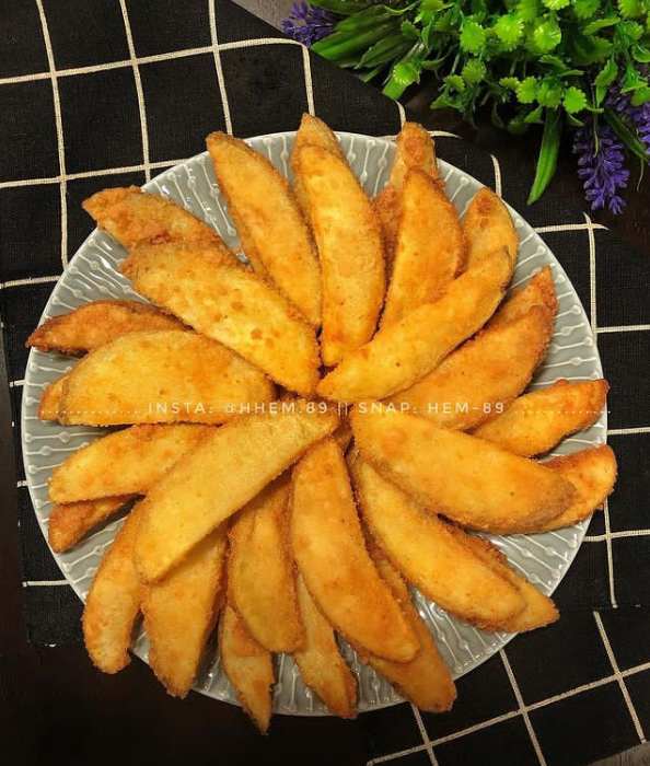 طريقة عمل بطاطس مقلية بالتتبيلة