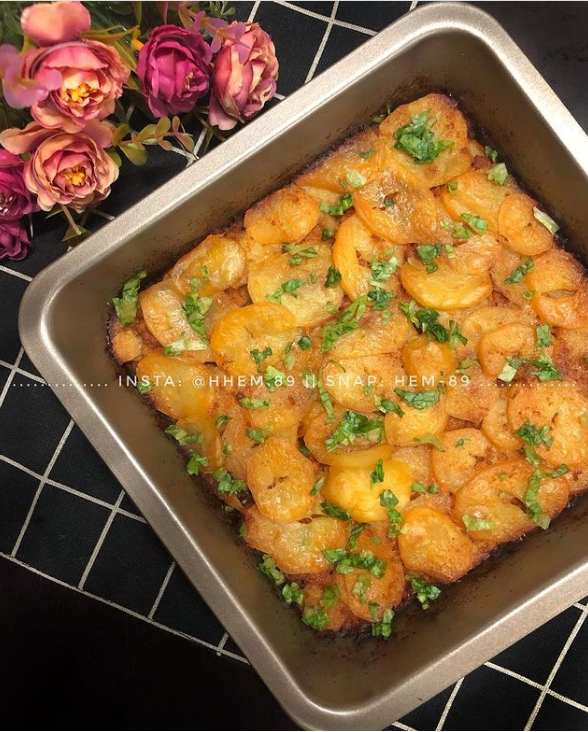 طريقة عمل بطاطس باللحمة المفرومة بالفرن