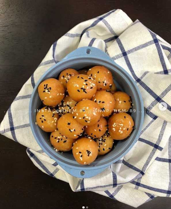 طريقة عمل لقيمات القاضي