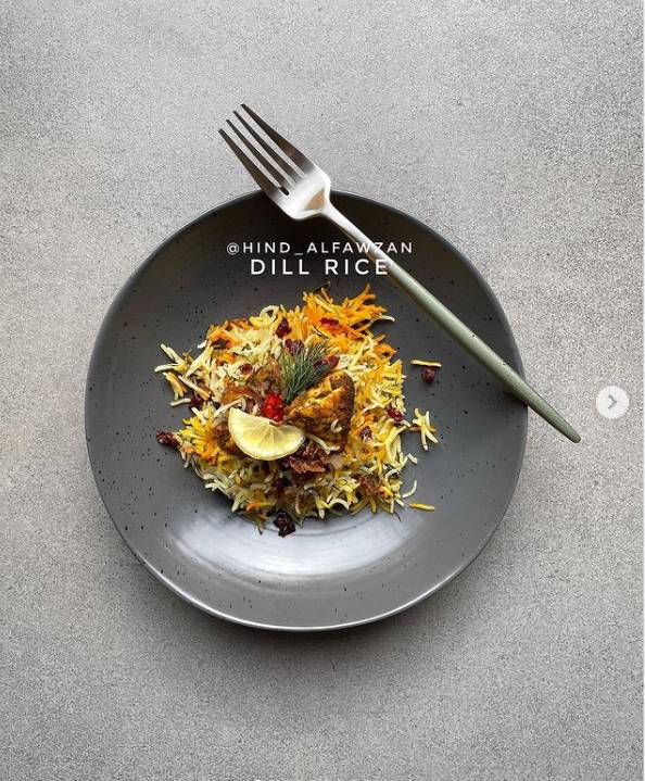 رز بالشبت طريقة عمل أرز بالشبت