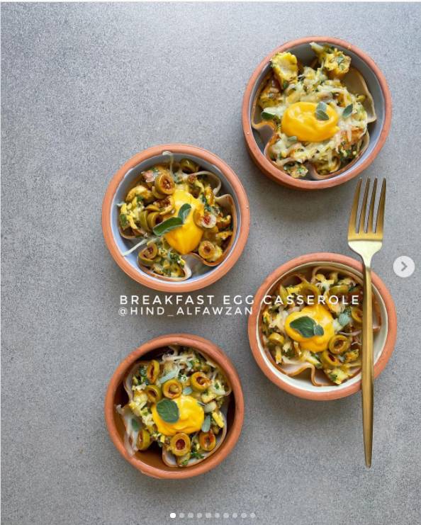 طريقة عمل طاجن البيض بالفرن