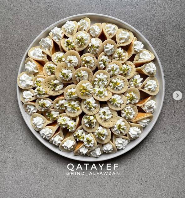 طريقة عمل قطايف بالقشطة طريقة عمل قطايف بالقشطة