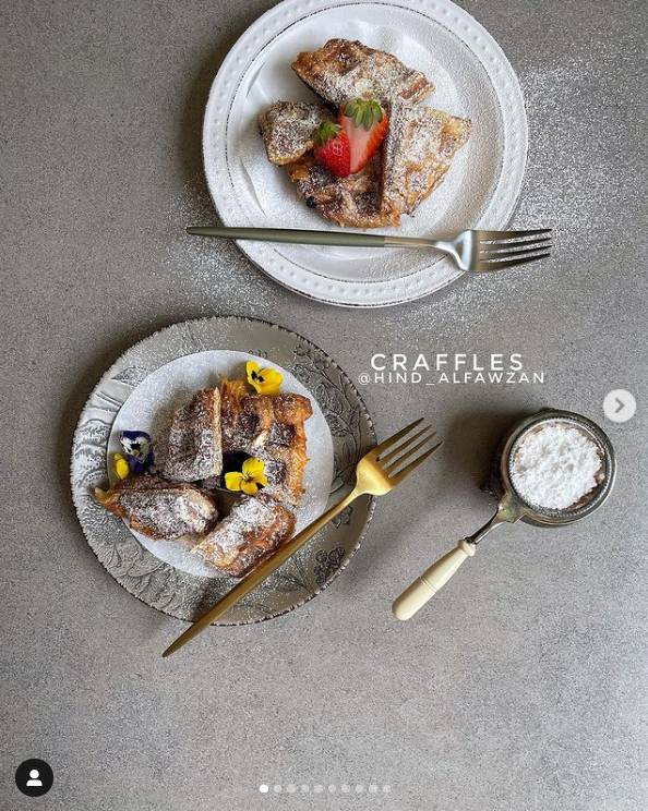 طريقة عمل وافل بالكرواسون