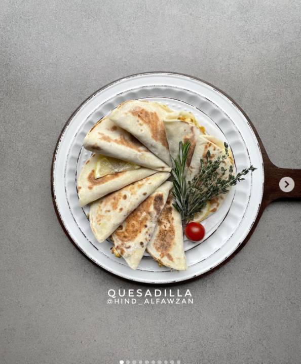 كساديا طريقة عمل تورتيلا الدجاج