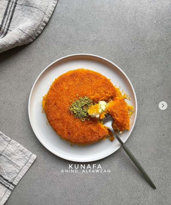 طريقة عمل كنافة بالزعفران