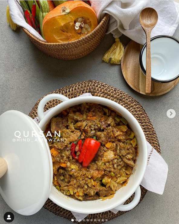 قرصان باللحم والخضروات