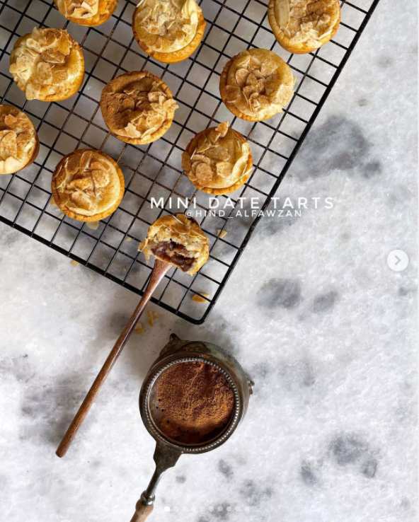 تارت التمر بالجبن