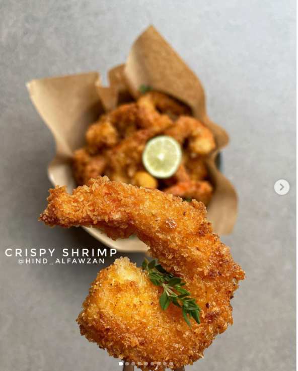 الروبيان المقلي المقرمش