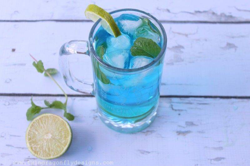 طريقة الموهيتو الازرق الموهيتو الازرق في المنزل بدون سفن أب