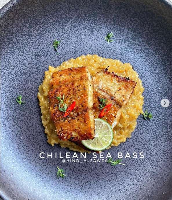 طريقة عمل سمك القاروص بالفرن