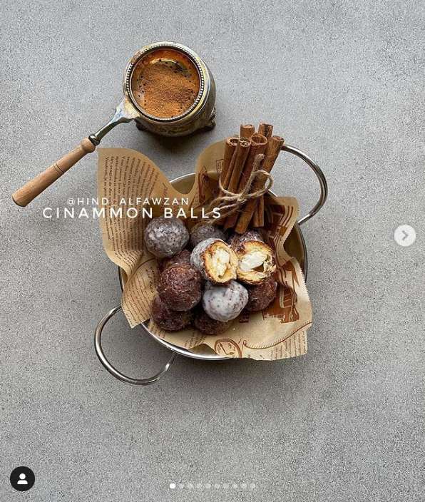 طريقة عمل كرات القرفة