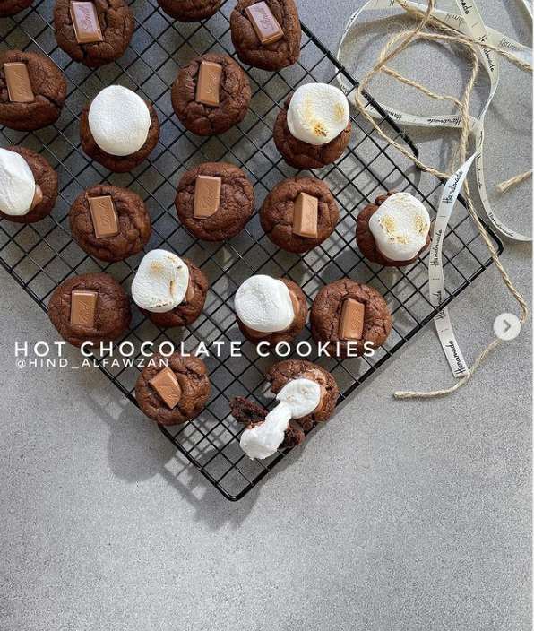 كوكيز الشيكولاتة طريقة عمل كوكيز الشيكولاتة