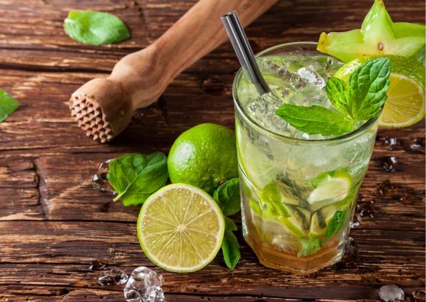 موهيتو اخضر عصير موهيتو أخضر