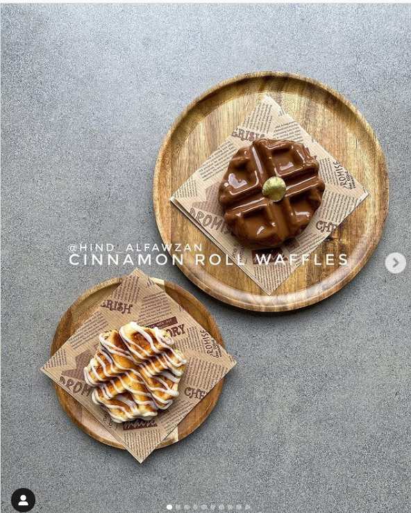 وافل السينامون السريع