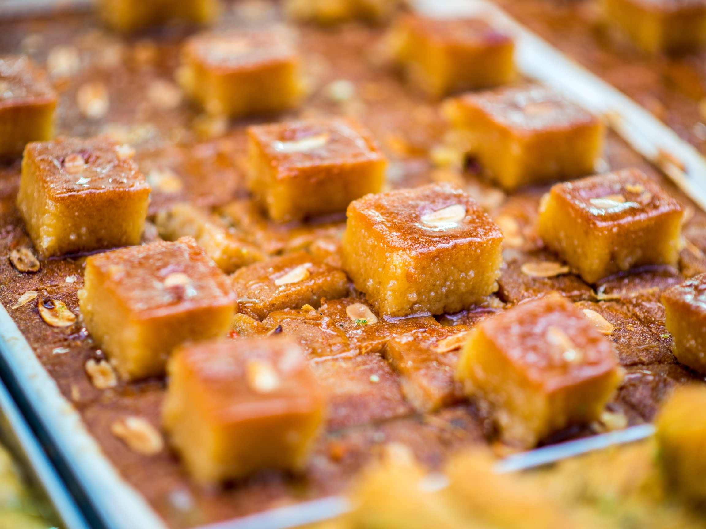 بسبوسة عالم حواء بسبوسة الطازج عالم حواء