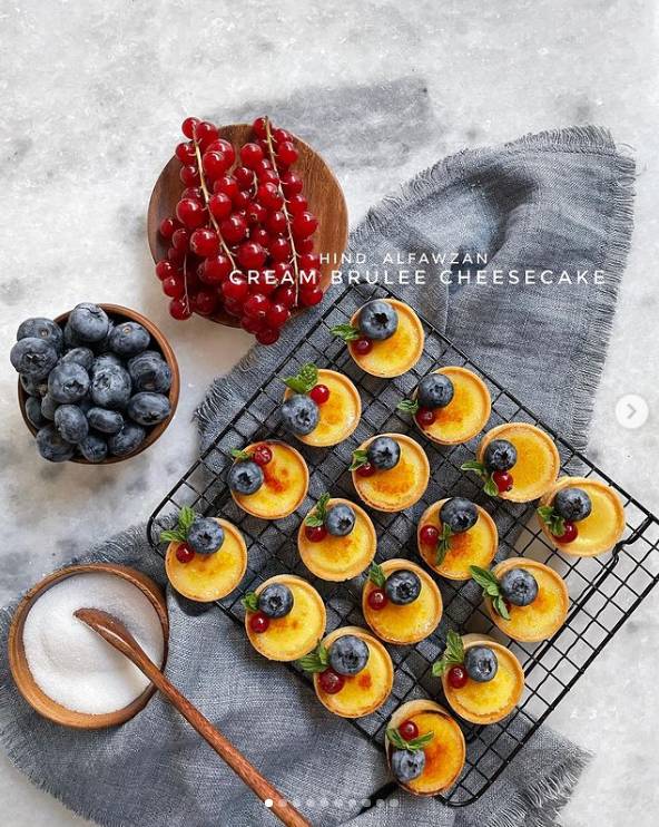 عمل تارت كريم بروليه