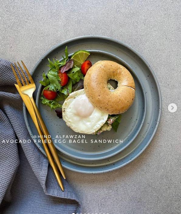 خبز البيغل ساندوتش البايغل