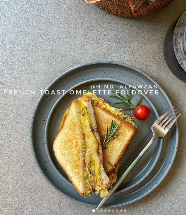 طريقة عمل الاومليت بالتوست