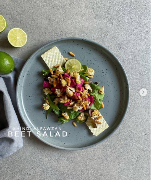 سلطة الشمندر بالطحينة طريقة عمل سلطة الشمندر بالطحينة