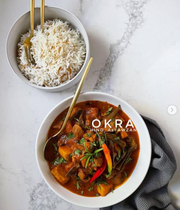 طريقة عمل البامية باللحم