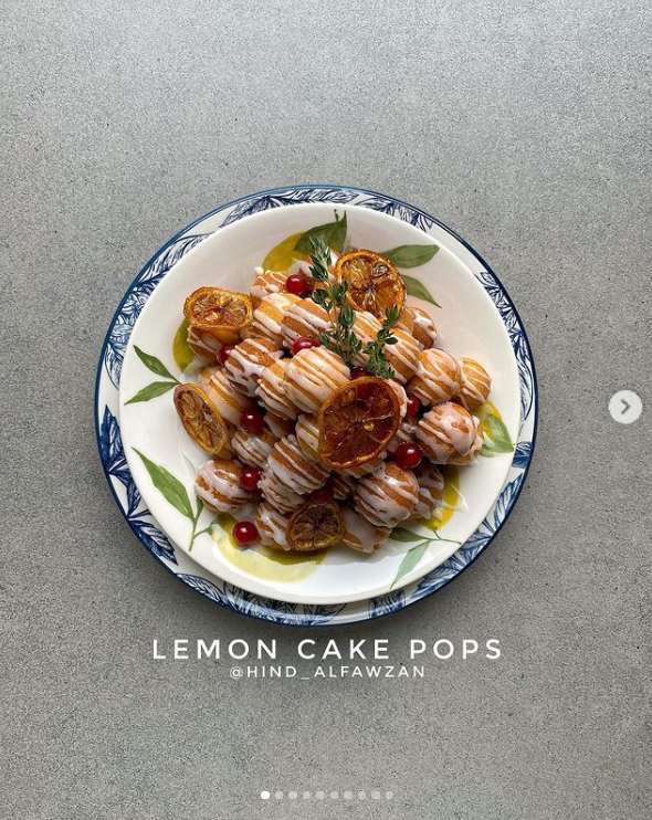 طريقة عمل كرات كيك الليمون
