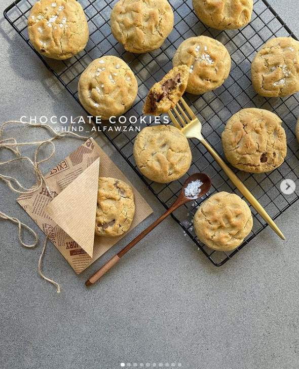 كوكيز محشي شوكولاته كوكيز محشي شوكولاته