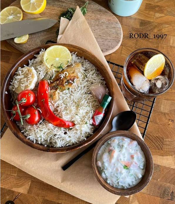 أرز بسمتي بالدجاج