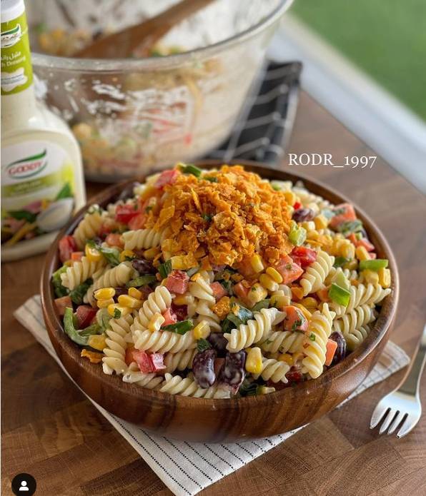 طريقة عمل سلطة باستا سلطة باستا بالخضروات