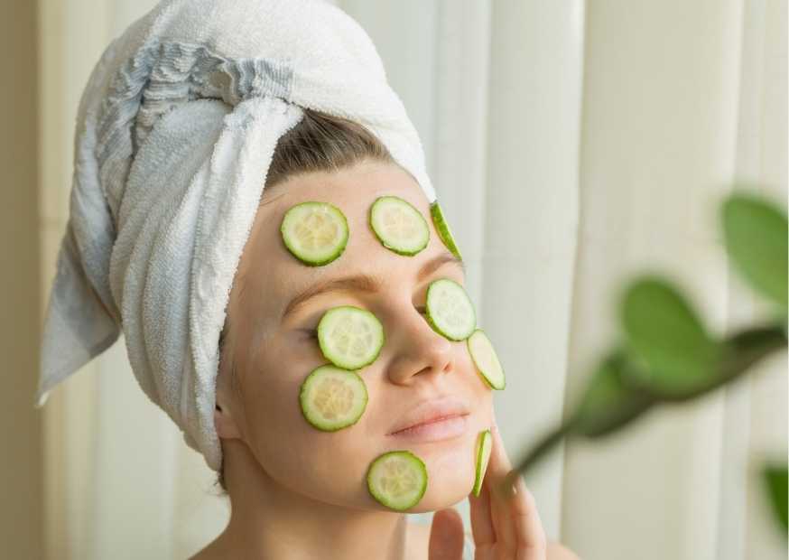 ماسك الخيار ماسك الخيار للوجه