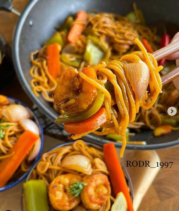 نودلز بالربيان