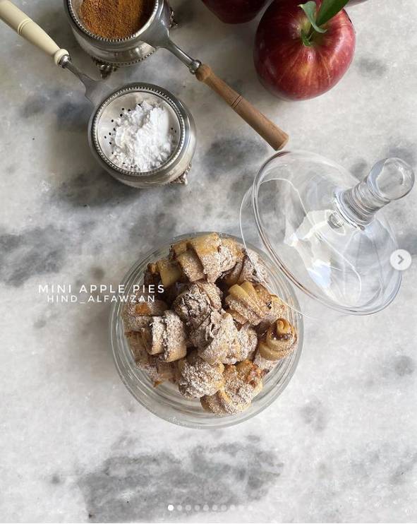 فطيرة التفاح الهشة