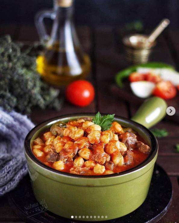 طريقة عمل حمص باللحمة