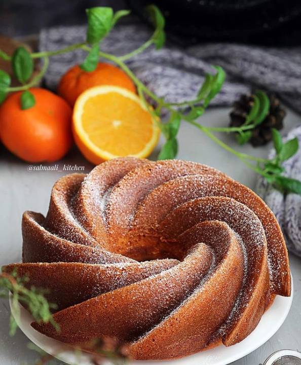 كيكة البرتقال الهشة