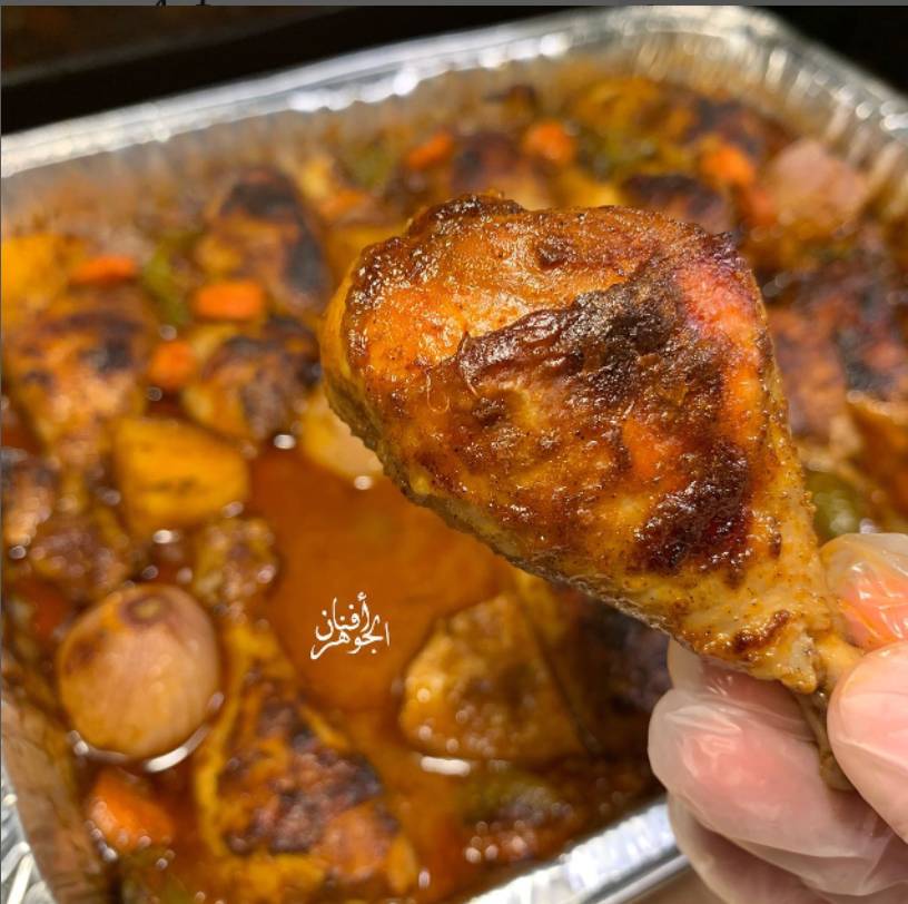 دجاج مشوي صحي