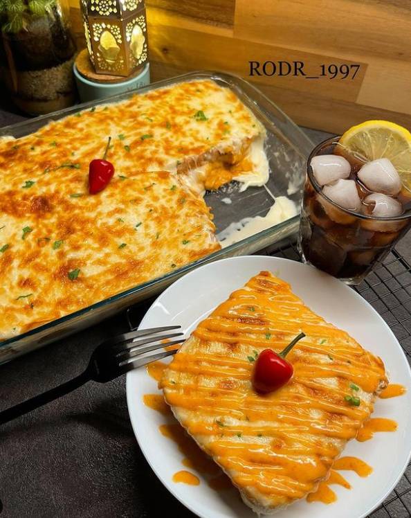 طريقة عمل صينية توست صينية توست بحشوة دجاج