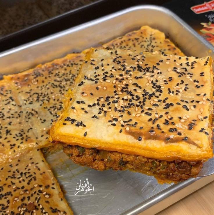 فطيرة البف باستري طريقة عمل فطيرة البف باستري