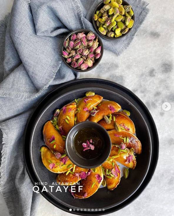 قطايف بدون خميرة قطايف لذيذه بدون خميرة