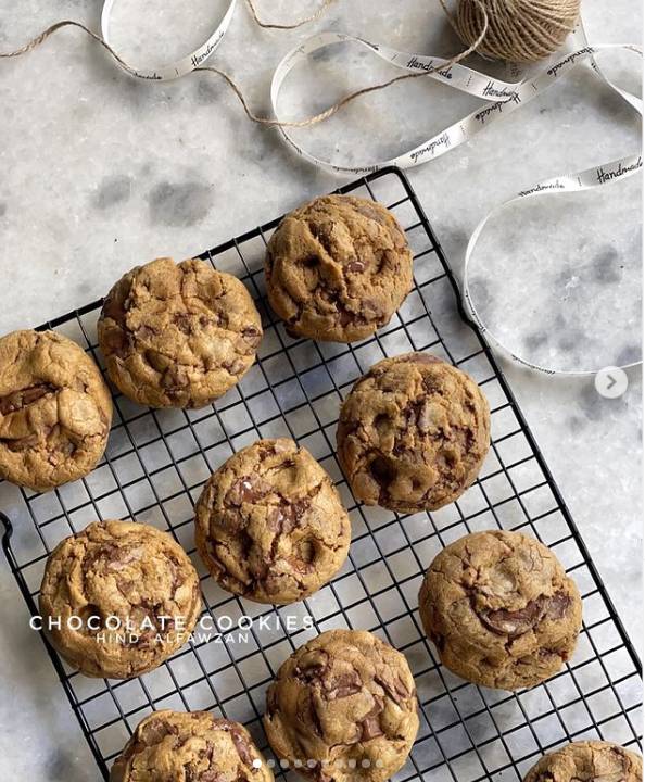 كوكيز محشي بالشوكولاته كوكيز محشي بالشوكولاته