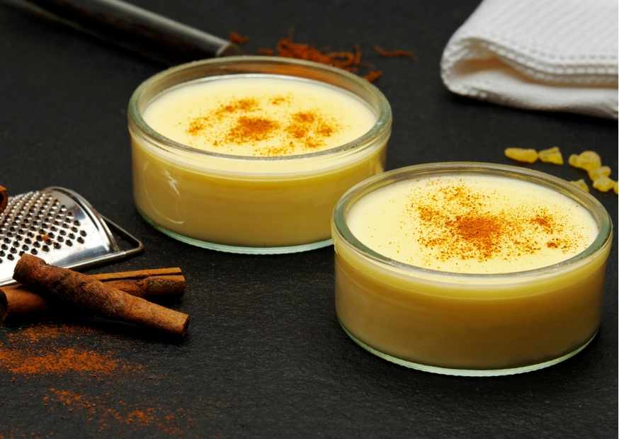 طريقة عمل مهلبية الكاسترد الصفراء طريقة عمل مهلبية الكاسترد الصفراء