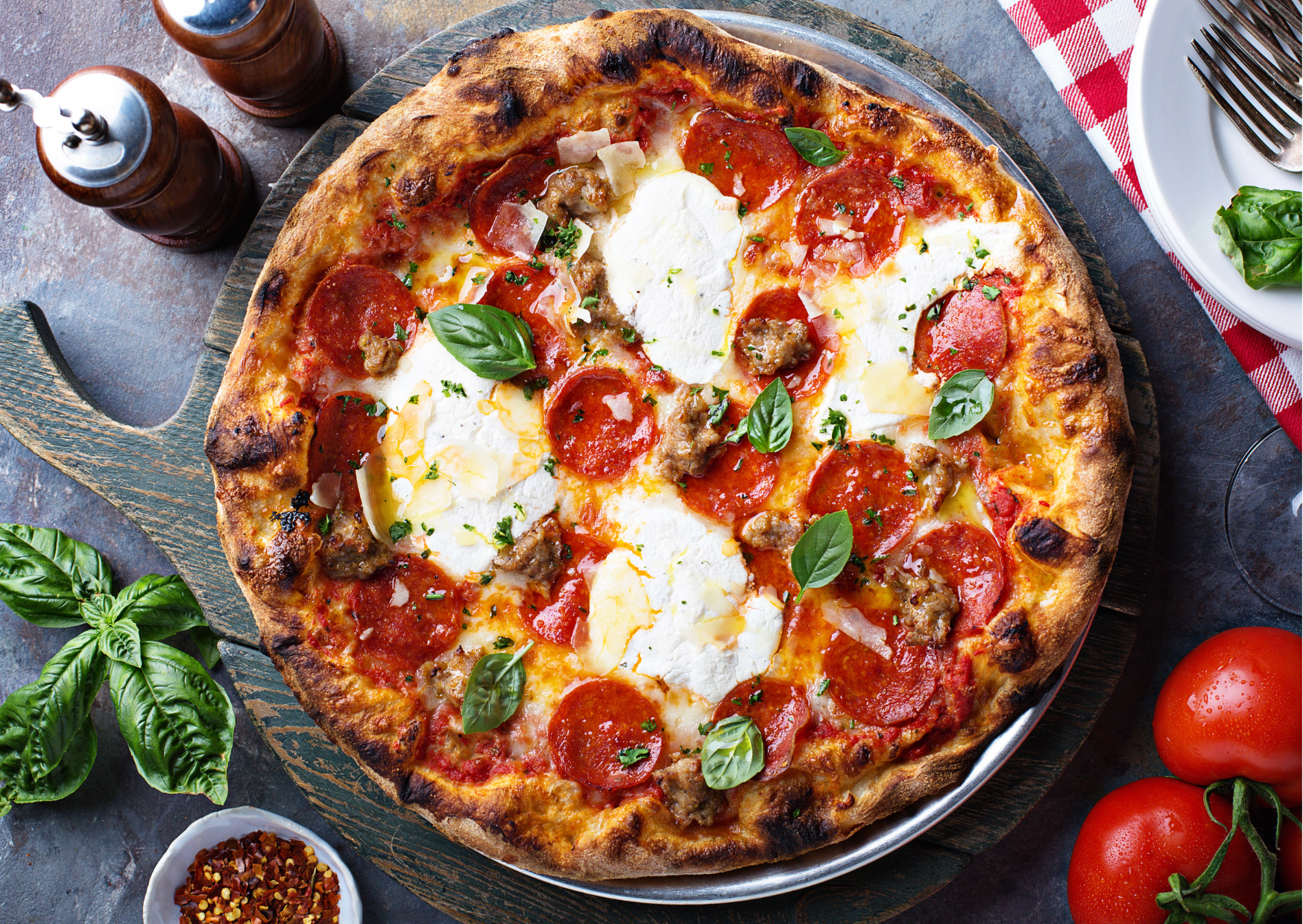 طريقة عمل البيتزا بدون خميرة