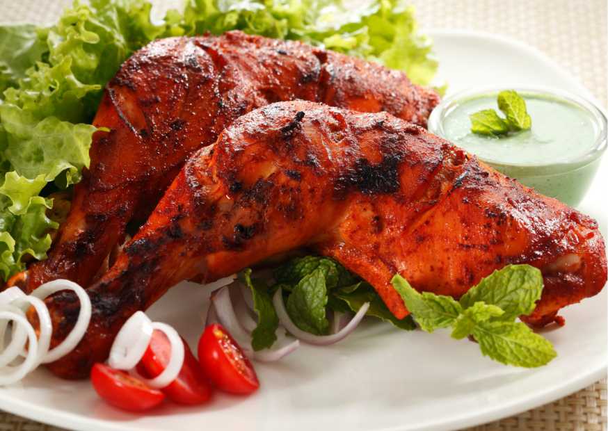 دجاج تندوري بالقلاية الهوائية