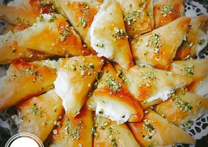 طريقة عمل الوربات بالقشطة طريقة عمل الوربات بالقشطة